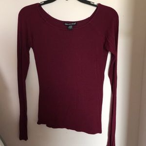 Burgundy Long Sleeve